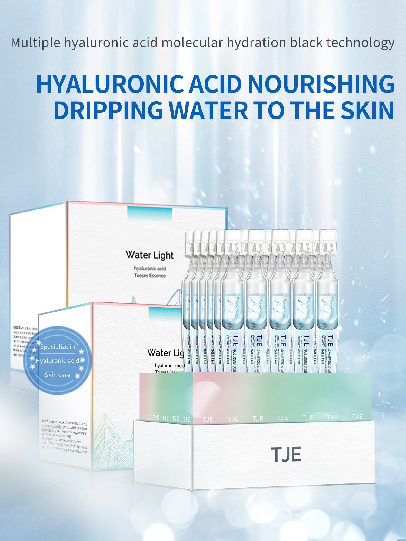 TJE Water Light hyaluronic Acid Secondary Treatment Essence